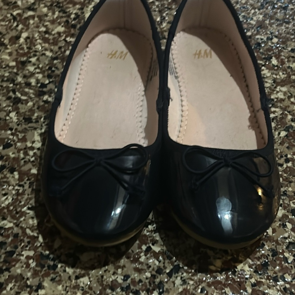 H&M Navy blue girls shoes